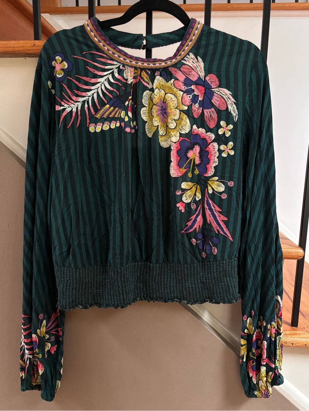 Embroidered Tie-Back Top by the London brand Bl-nk.